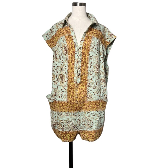 Free People Telly Floral Romper - Picture 5 of 10